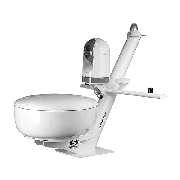 Scanstrut PTM-R1-1 Tapered Radar Mast for Lights, Cameras, GPS/VHF Antenna, and Raymarine, Garmin, Navico BR24/3G/4G Radomes