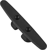 Schaefer Open Base Black Anodized Forged Aluminum Cleat fits Up to 1/2-Inch Line, 5-Inch/127mm