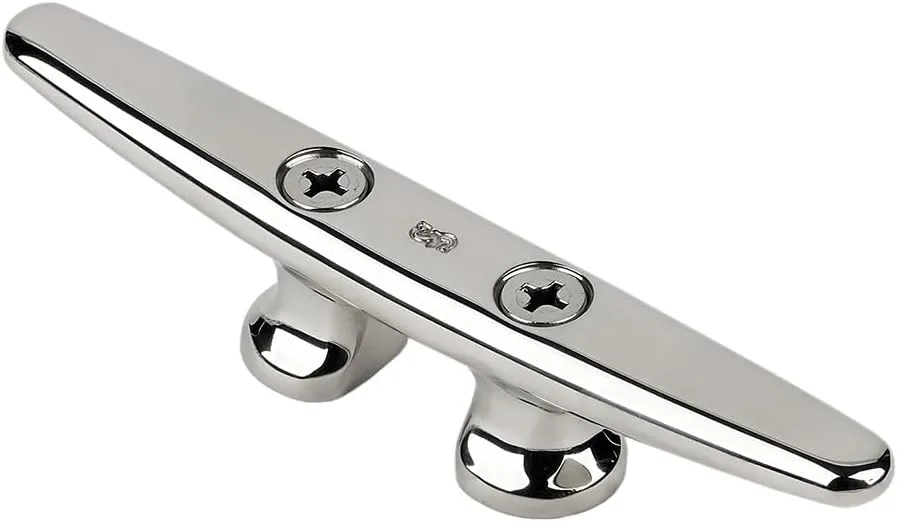 Schaefer Stainless Steel Open Base Cleat fits Up to 3/8-Inch Line