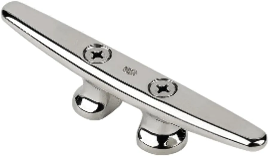 Schaefer Stainless Steel Open Base Cleat fits Up to 3/8-Inch Line