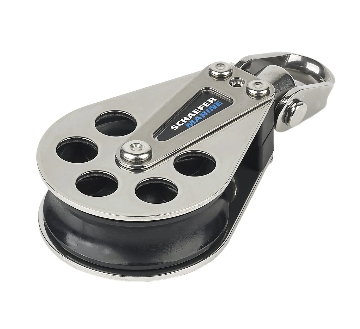 SCHAEFER Stainless Steel Block/Slide with 60mm Delrin Sheave