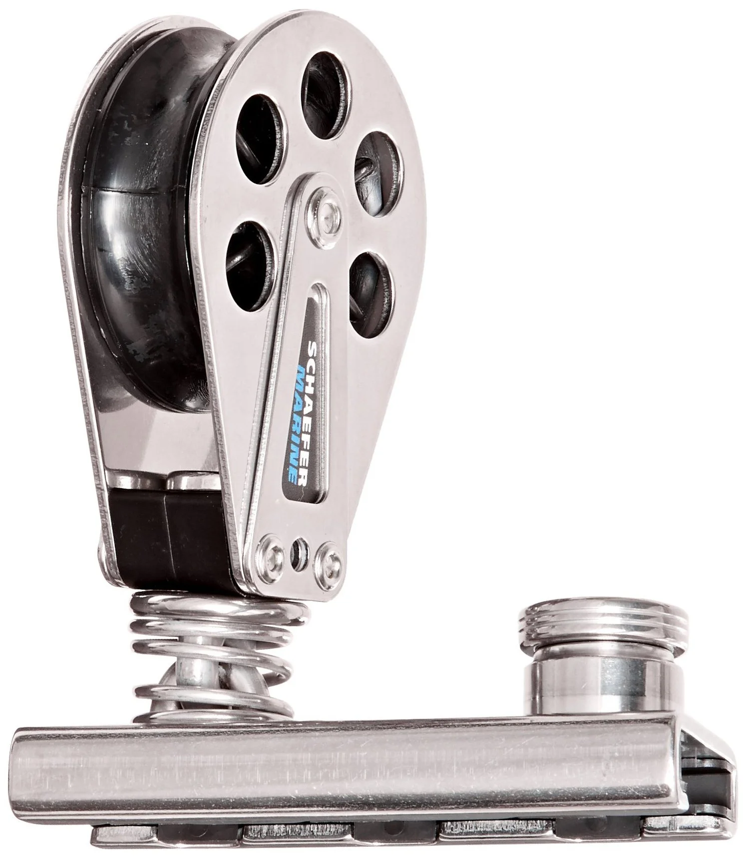SCHAEFER Stainless Steel Block/Slide with 60mm Delrin Sheave