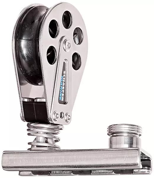 SCHAEFER Stainless Steel Block/Slide with 60mm Delrin Sheave