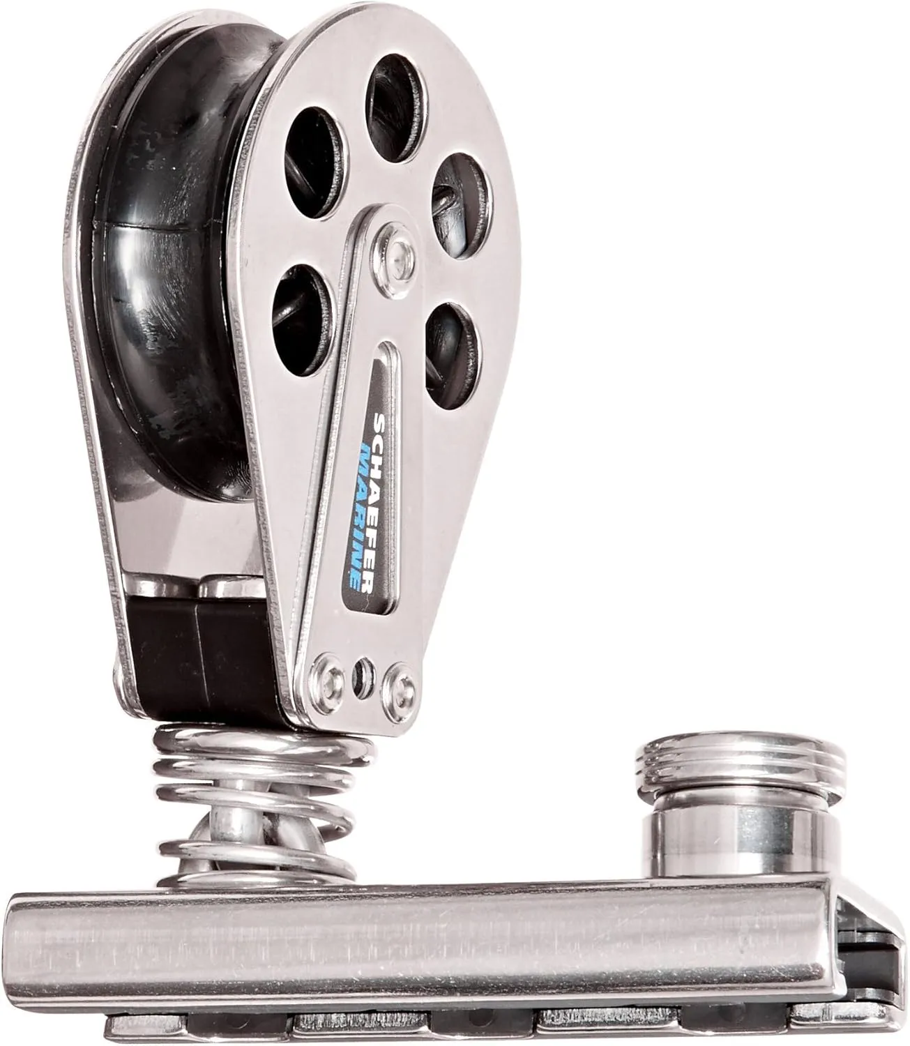 SCHAEFER Stainless Steel Block/Slide with 60mm Delrin Sheave