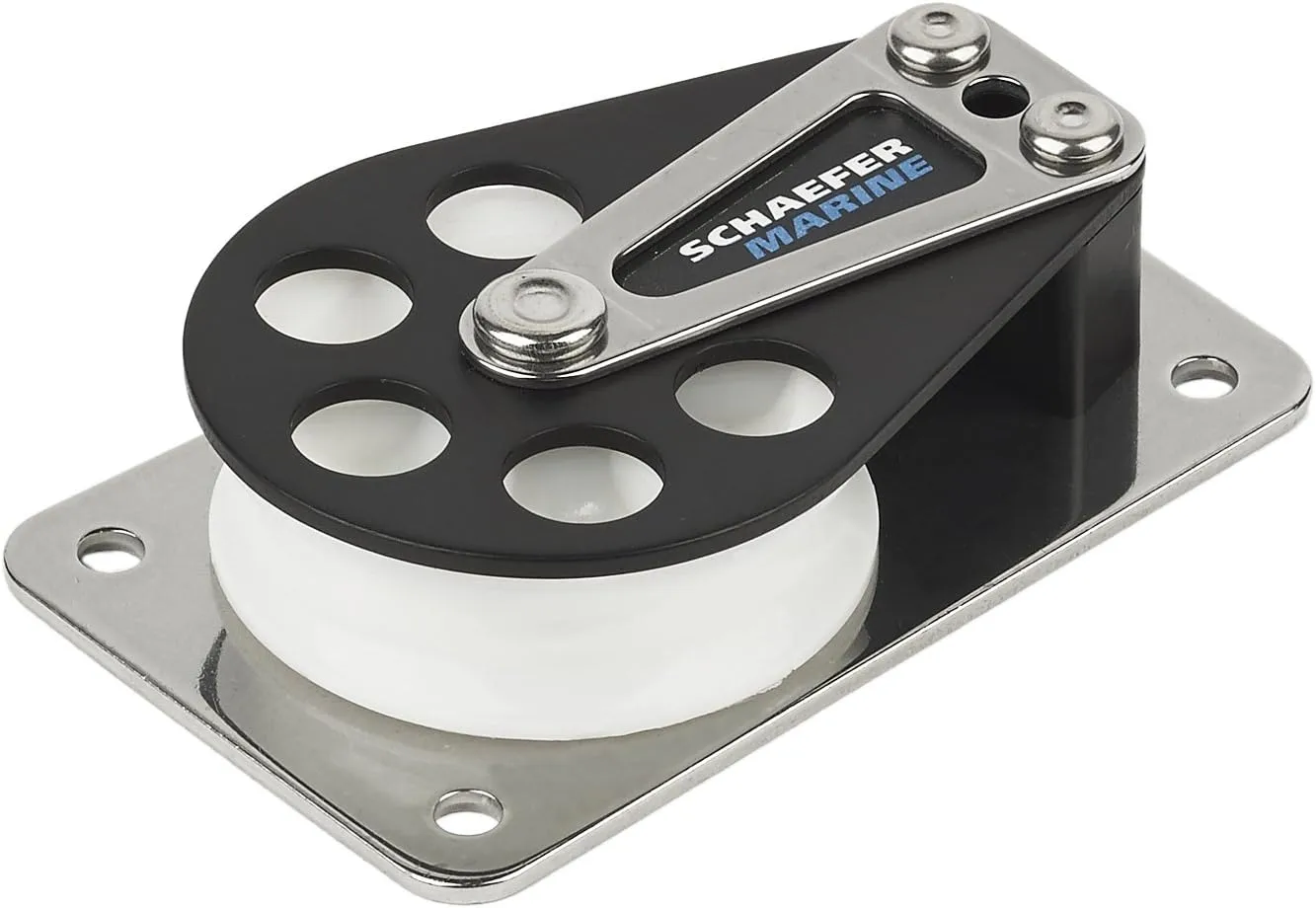 Schaefer Series 5 Flat Base/Alum Cheek/Delrin Sheave