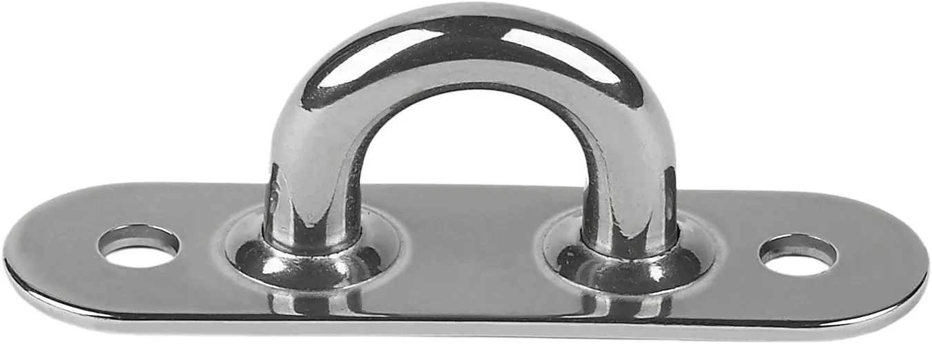 SCHAEFER Stainless Steel Welded Pad Eye (Welded Ring, Stamped Base)