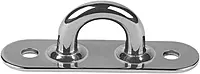 SCHAEFER Stainless Steel Welded Pad Eye (Welded Ring, Stamped Base)
