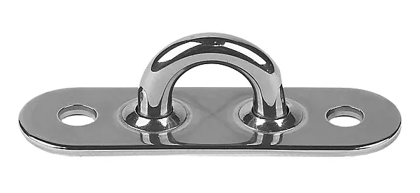 SCHAEFER Stainless Steel Welded Pad Eye (Welded Ring, Stamped Base)