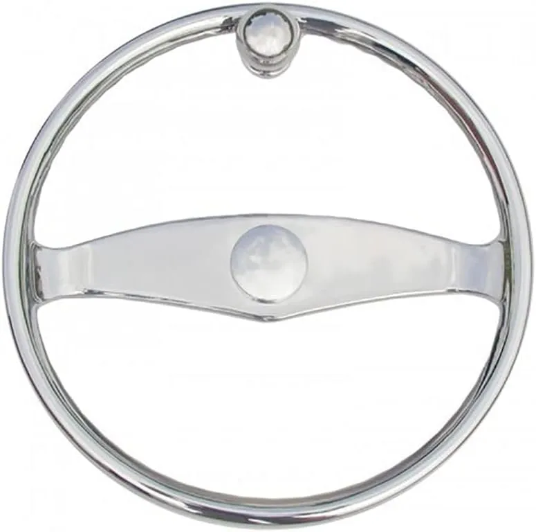 Schmitt & Ongaro Marine Products 50003 Schmitt & Ongaro - Ongaro Wheel - 15.5 W/knob for 3/4 Teleflex Tapered Shaft
