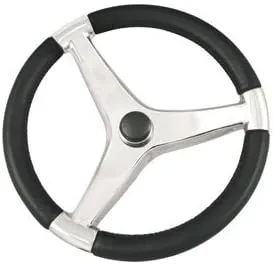 Schmitt Marine Evo Pro 316 Cast Stainless Steel Steering Wheel - 13.5" Diameter