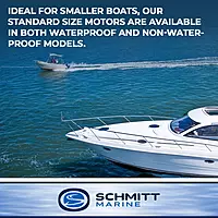 Schmitt Marine Heavy Duty 2-Speed Wiper Motor - 2.5" Shaft - 12V