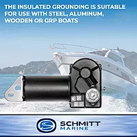 Schmitt Marine Heavy Duty 2-Speed Wiper Motor - 2.5" Shaft - 12V