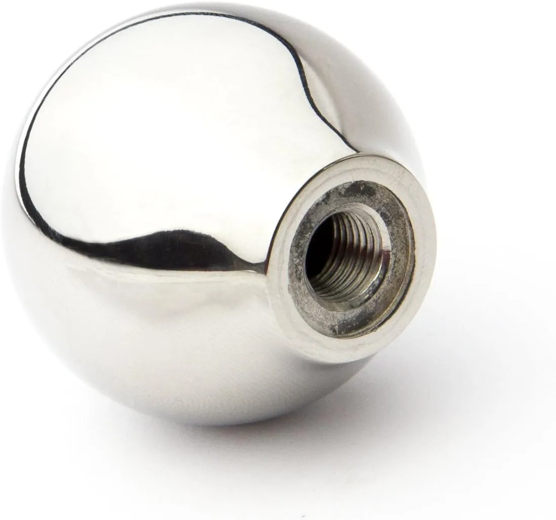 Schmitt Marine Shift Knob - 1-1/2" - Smooth Stainless Steel Finish