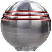 Schmitt Marine Throttle Knob - 1-7/8" - Red Grooves