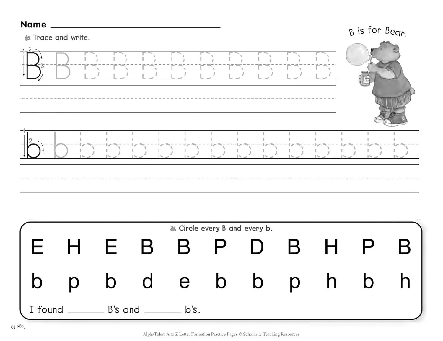 AlphaTales: A to Z Letter Formation Practice Pages: Fun-filled Reproducible Practice Pages That Help Young Learners