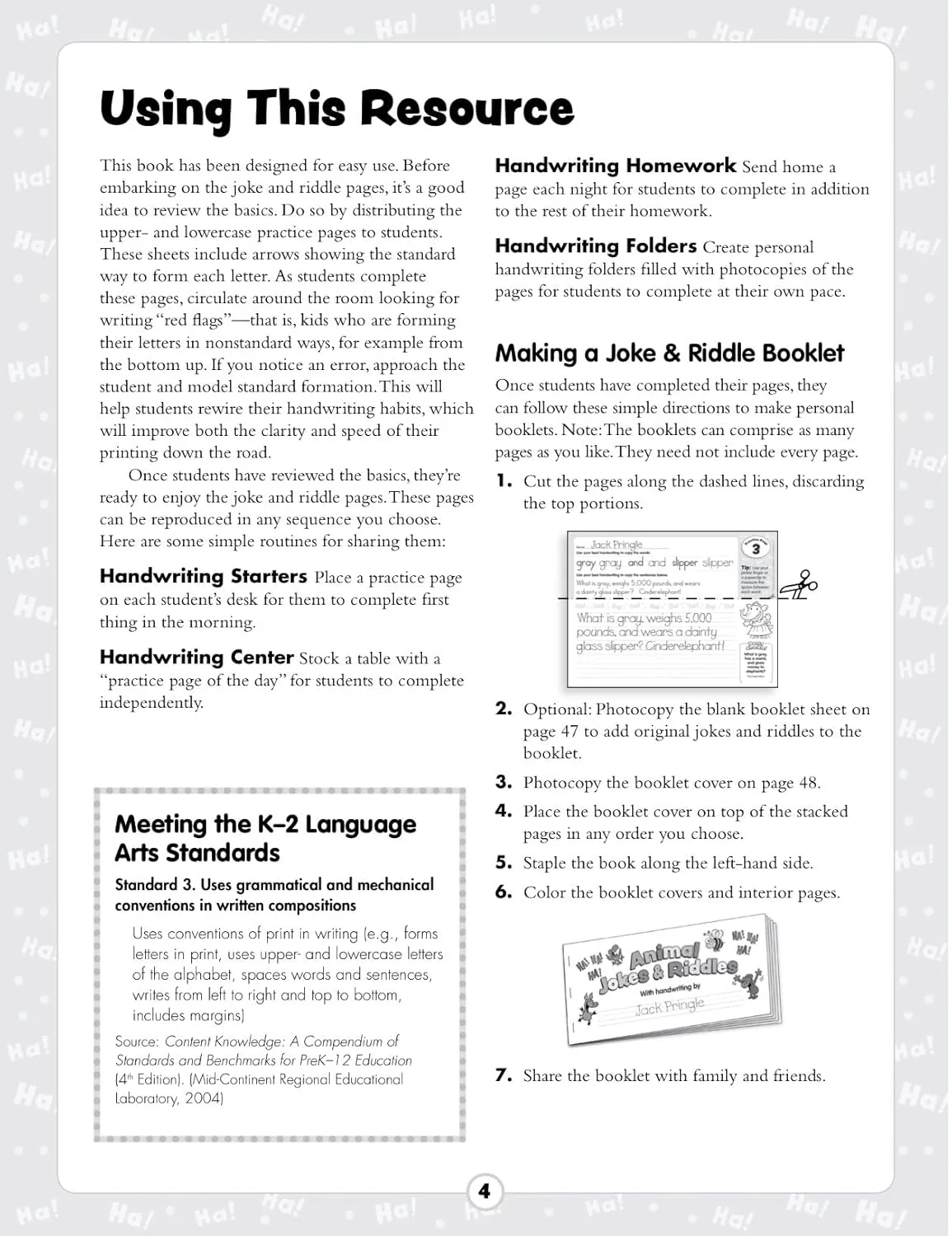 Scholastic Handwriting Practice: Jokes & Riddles