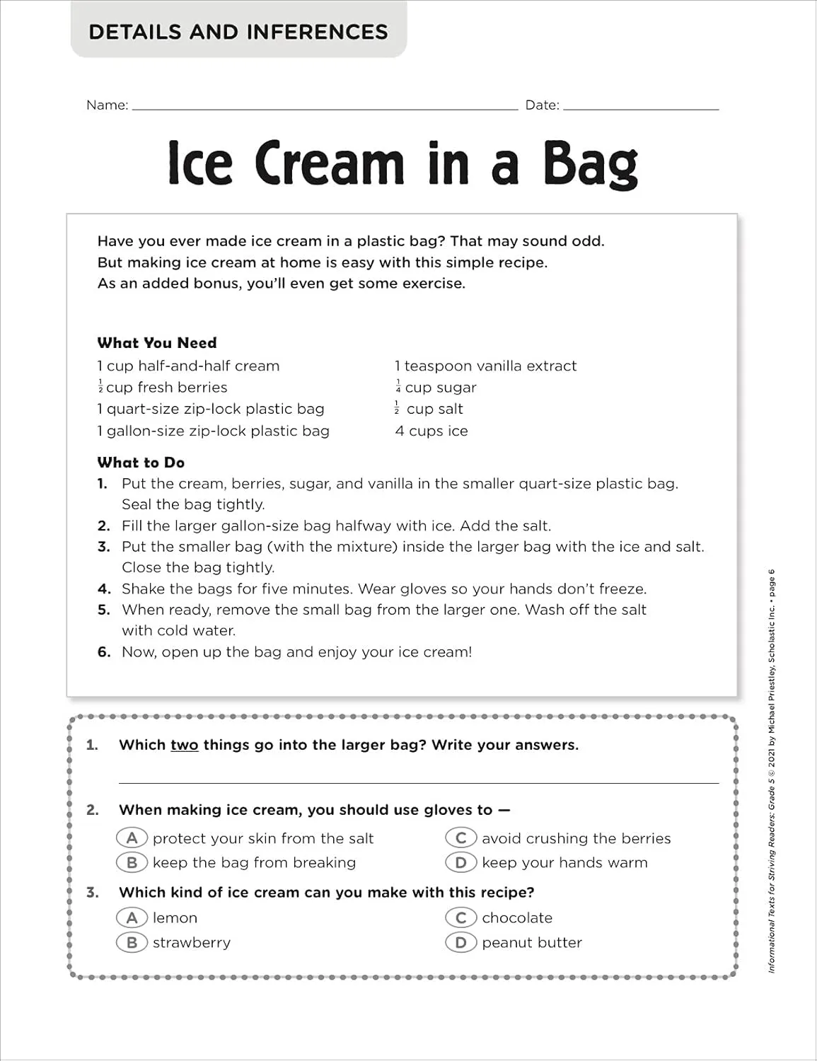Scholastic Informational Texts for Striving Readers: Grade 5 (Indian Head)