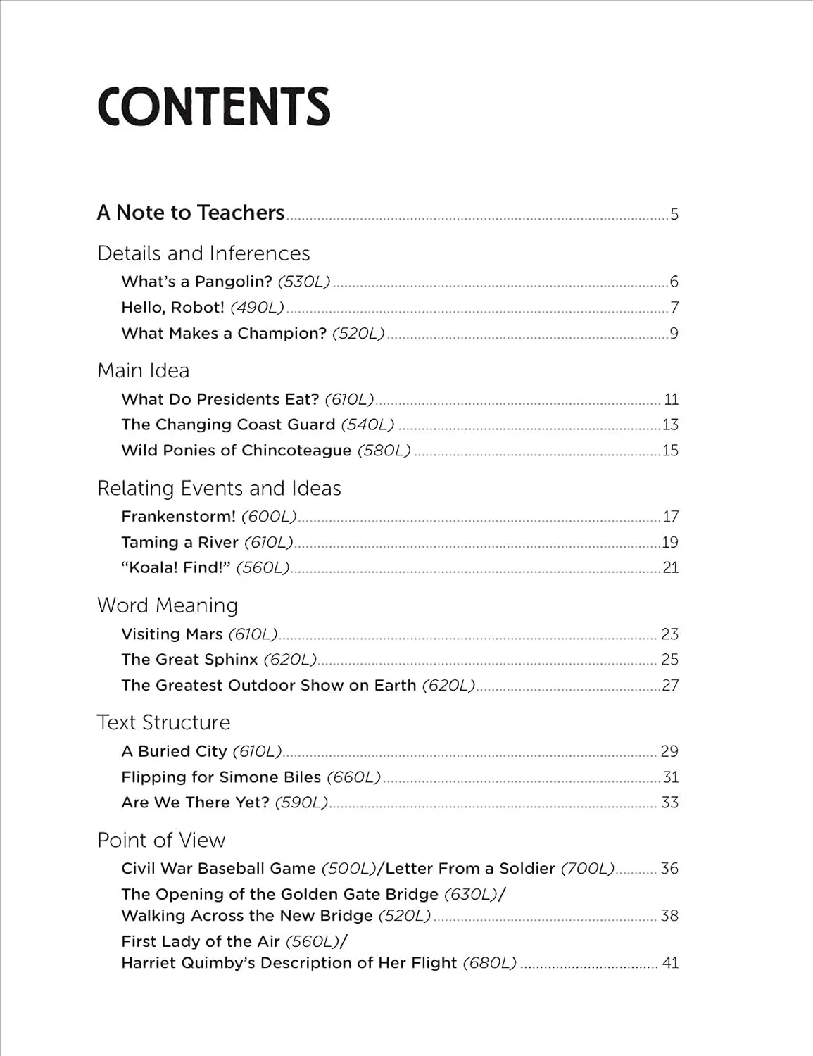Informational Texts for Striving Readers: Grade 4 (Indian Head)