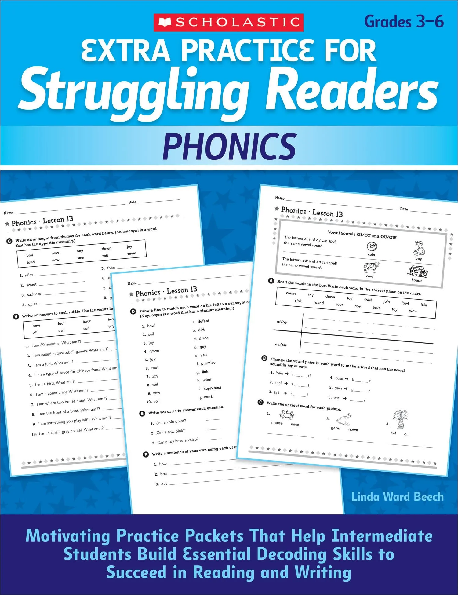 Extra Practice for Struggling Readers: Phonics: Motivating Practice Packets That Help Intermediate Students Build Essential