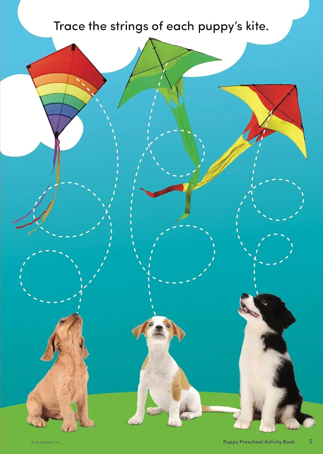 Scholastic Puppy Preschool Activity Book, Pre-K