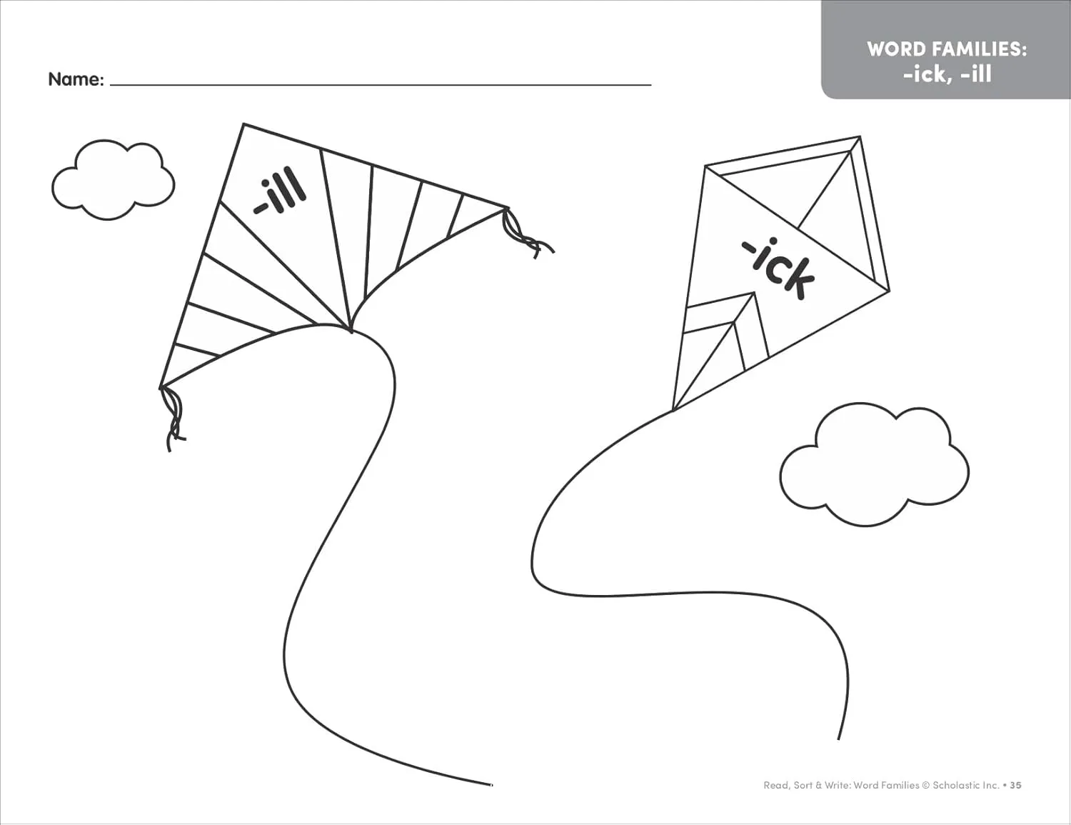Read, Sort & Write: Word Families: Fun, Reproducible Activities With Writing Pages That Build Essential Skills