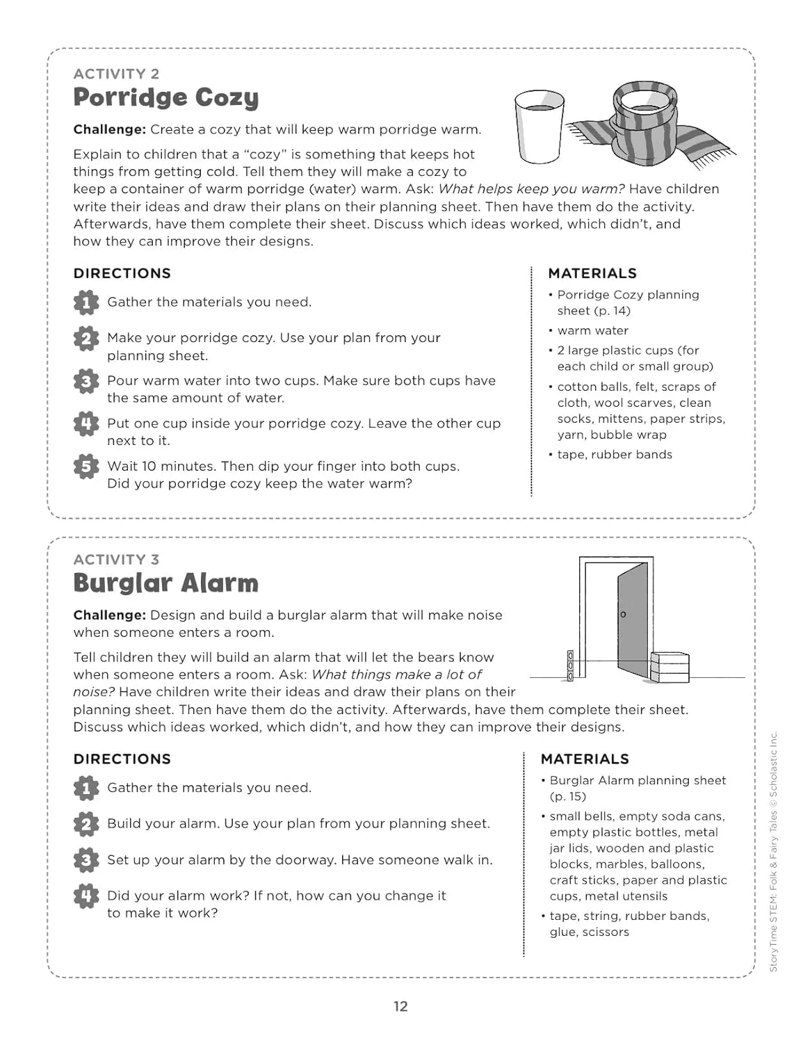 StoryTime STEM: Folk & Fairy Tales: 10 Favorite Stories With Hands-On Investigations