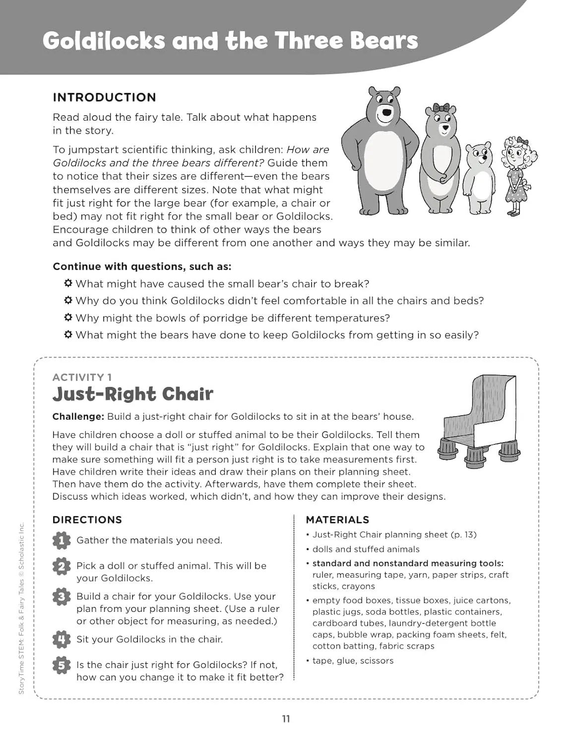 StoryTime STEM: Folk & Fairy Tales: 10 Favorite Stories With Hands-On Investigations