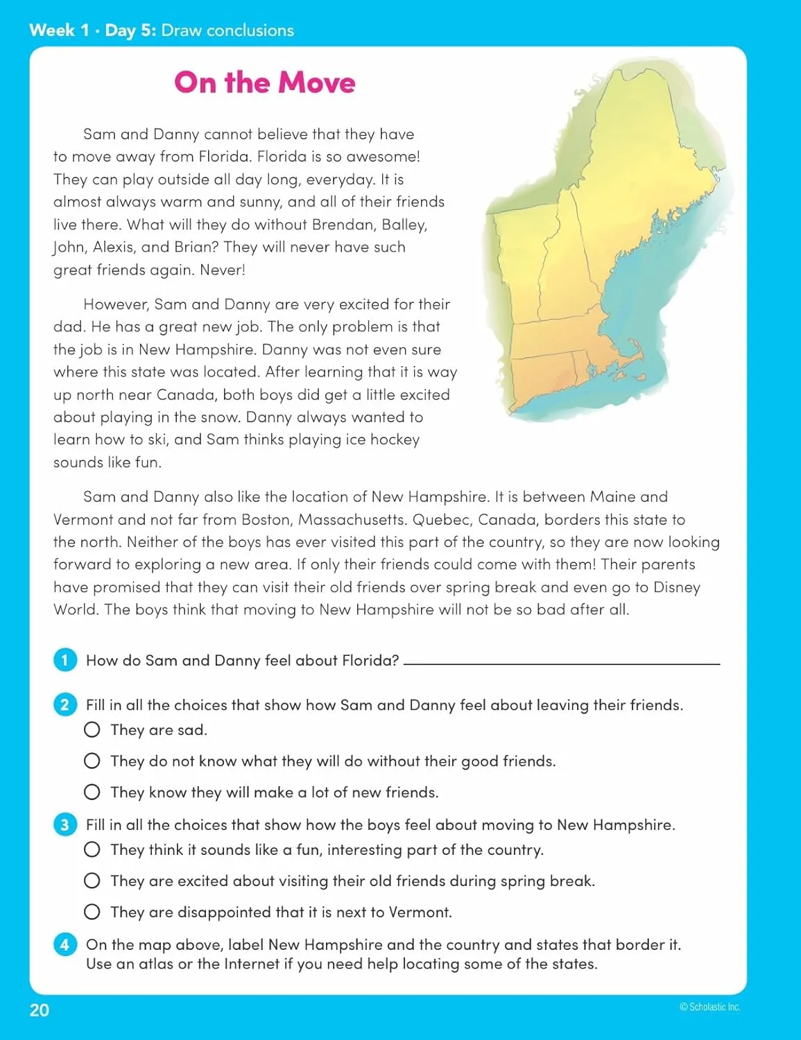 Scholastic Teacher Resources Weekly Reader: Summer Express, Between Grades 4 and 5