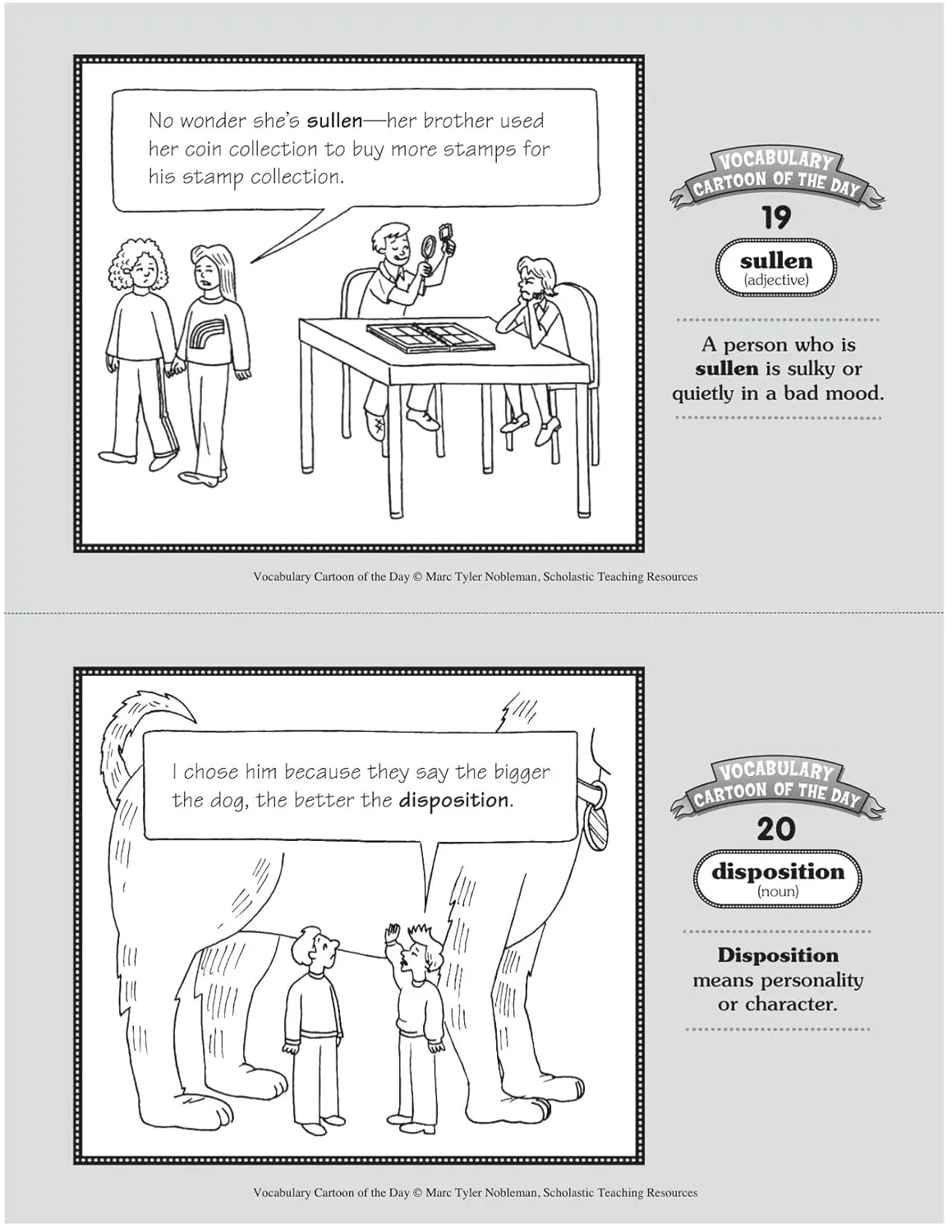 Vocabulary Cartoon of the Day: Grades 4–6: 180 Reproducible Cartoons That Help Kids Build a ROBUST and PRODIGIOUS Vocabulary