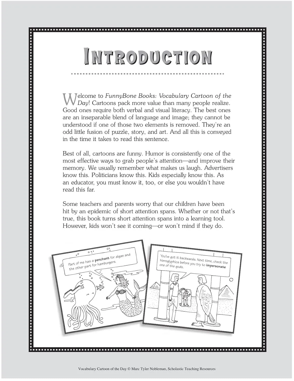Vocabulary Cartoon of the Day: Grades 4–6: 180 Reproducible Cartoons That Help Kids Build a ROBUST and PRODIGIOUS Vocabulary