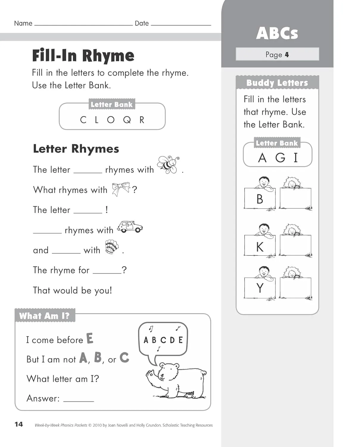 Week-by-Week Phonics Packets: 30 Independent Practice Packets That Help Children Learn Key Phonics Skills and Set the Stage