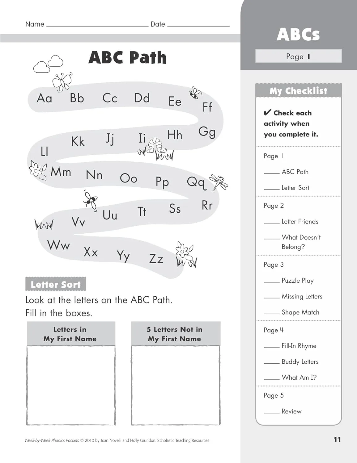 Week-by-Week Phonics Packets: 30 Independent Practice Packets That Help Children Learn Key Phonics Skills and Set the Stage