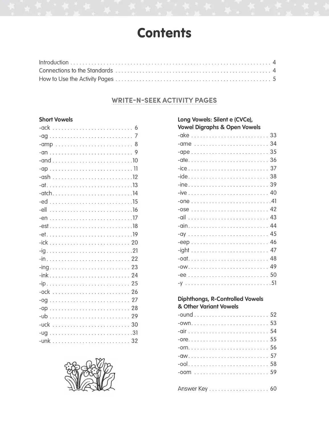 Scholastic Teacher Resources Write-N-Seek Workbook, Word Families, Pre-K - Grade 2