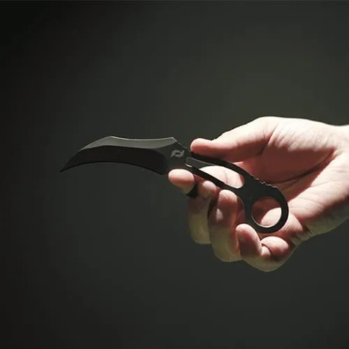 Schrade Delta Class Boneyard CLR Fixed Blade with 9Cr18MoV Grey Ti Coat for Outdoor Survival