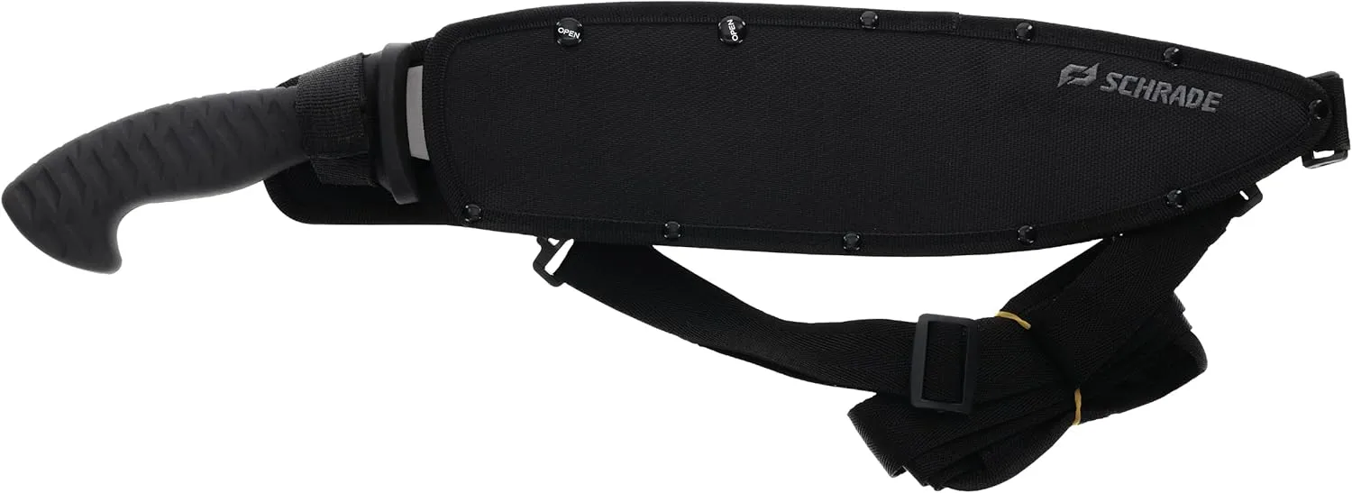 Schrade Delta Class Decimate Bolo Machete with Titanium Coated 3Cr13 Stainless Steel for Outdoor Survival