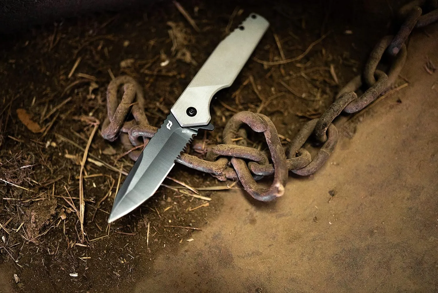Schrade Delta Class Shudder Folder 8in with 3.5in AUS-10 Steel Blade and Aluminum Handle for EDC