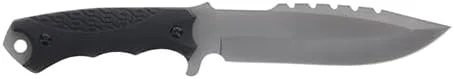 Schrade Delta Class Extreme Survival Fixed Blade 10.75in with 6in AUS-10 Steel Blade and Non-Slip Grip for Camping