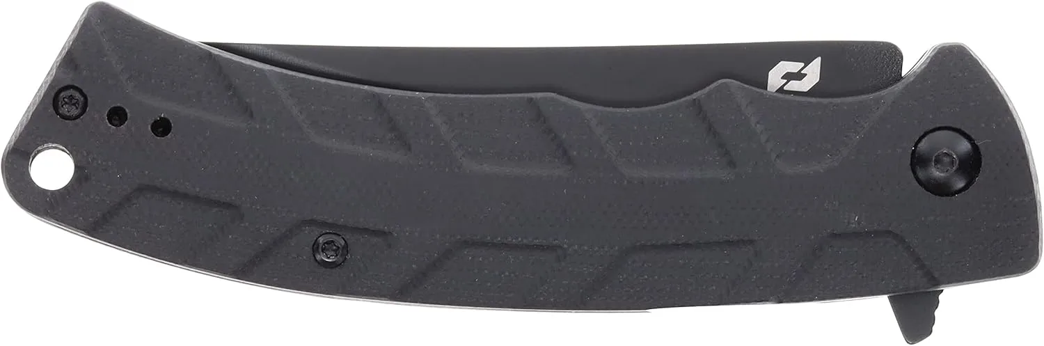 Schrade Delta Class Ferocity Folder 8in with 3.5in AUS-10 Steel Blade and G10 Handle for EDC
