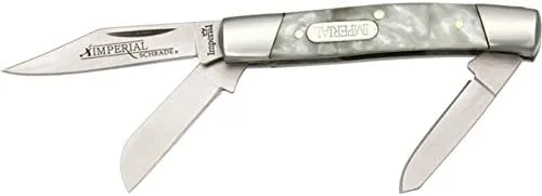 Schrade Imperial IMP14 Small Stockman Stainless Steel Folding Pocket Knife for Outdoor, Outdoor Survival and EDC