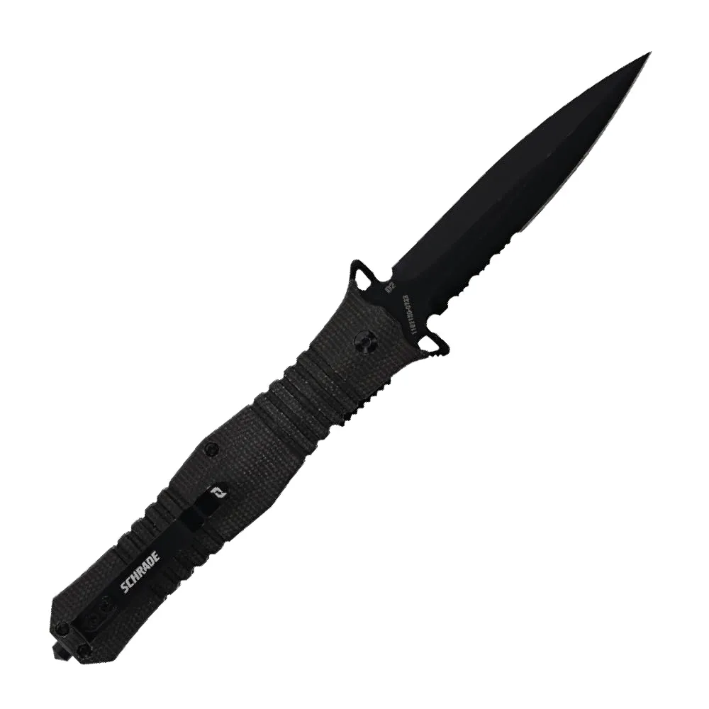 Schrade Beta Class 8.8in Infiltrate Folder with 3.75in D2 Steel Blade and a G10 Handle for EDC, Work and Service