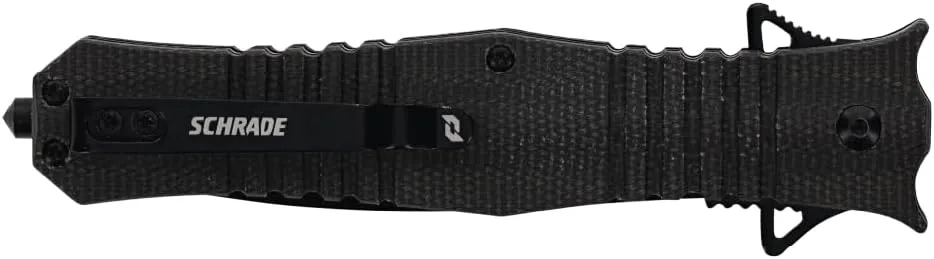 Schrade Beta Class 8.8in Infiltrate Folder with 3.75in D2 Steel Blade and a G10 Handle for EDC, Work and Service