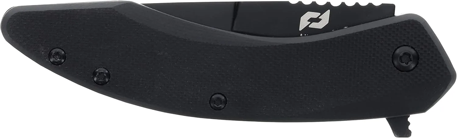 Schrade Delta Class Landshark Folder 7.125in with 3.125in AUS-10 Steel Blade and G10 Handle for EDC