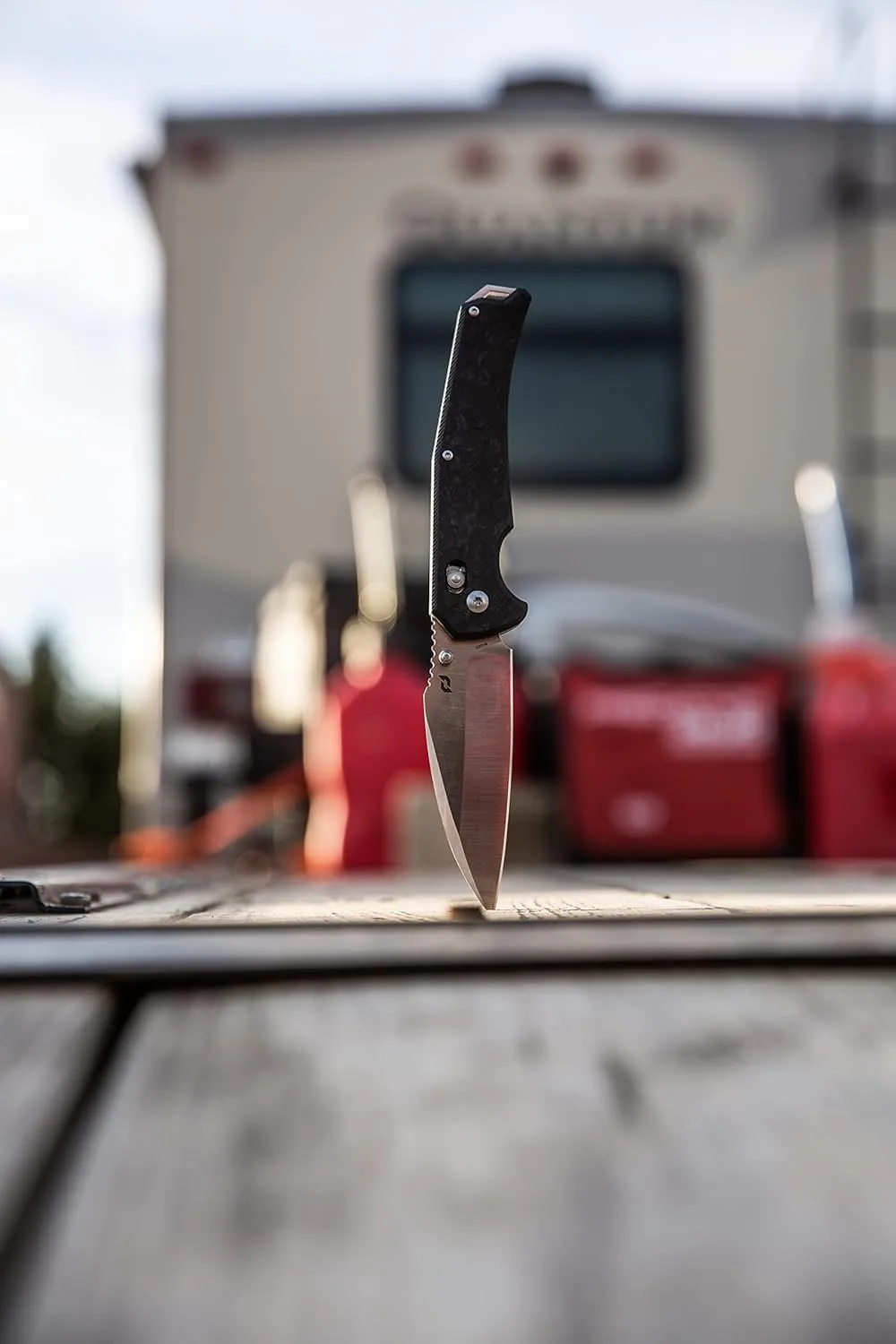 Schrade Alpha Class Radok 8.75in with 3.75in S35VN Steel Blade and Forged Carbon Fiber Handle, Made in USA for EDC