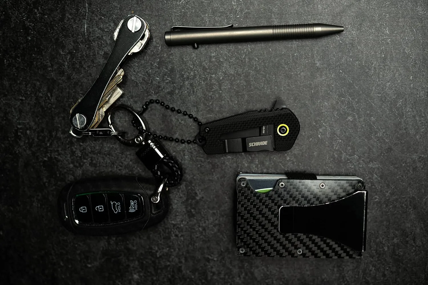 Schrade Delta Class Roadie Folder 3.75in with 1.5in AUS-10 Steel Blade and G10/Steel Handle for EDC