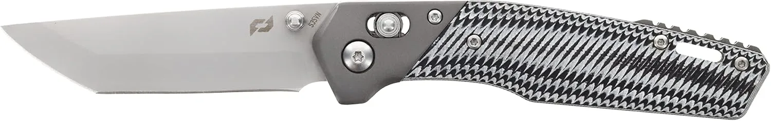 Schrade Alpha Class Truix with 3.5in S35VN Steel Blade, G10 Handle, USA Made for EDC and Hunting