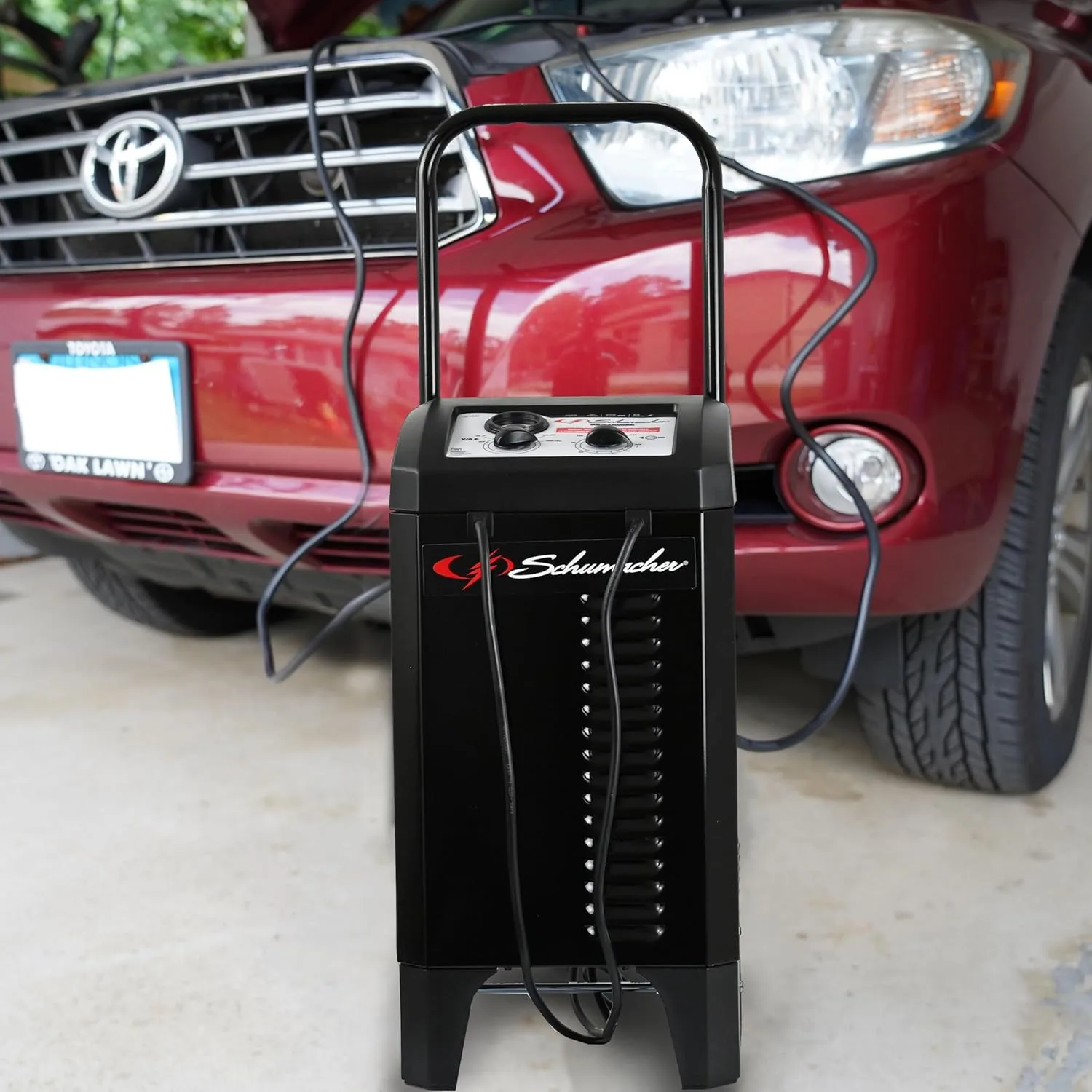 SCHUMACHER ELECTRIC Wheeled Manual Battery Charger & Engine Starter