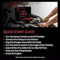 Schumacher Electric Farm & Ranch 4-in-1 6A Charger & 200A Engine Starter FR01335