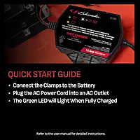 Schumacher SC1300 1.5A Battery Charger & Maintainer, 6V/12V 3-in-1