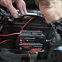 Schumacher SC1300 1.5A Battery Charger & Maintainer, 6V/12V 3-in-1