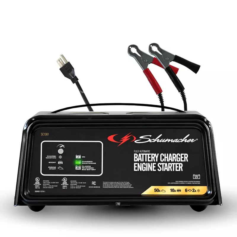 Schumacher Electric SC1361 50A 12V Battery Charger & Engine Starter